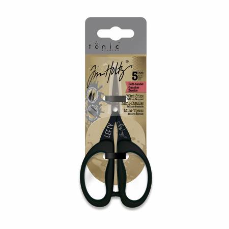 Tim Holtz 5in LEFT Handed Titanium Mini Snips