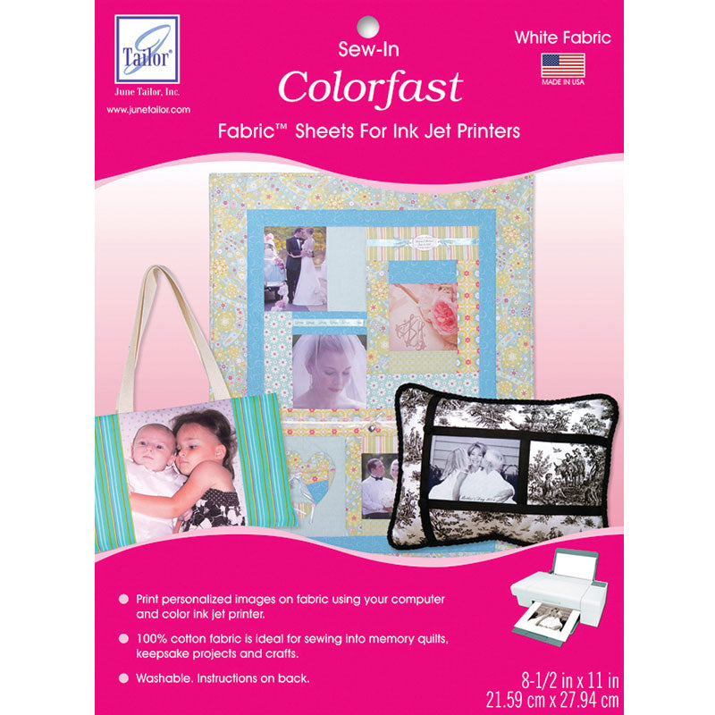 Colorfast Print Fabric White (Pieces Sold individually)