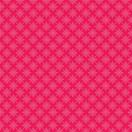 Vintage Flora Red Sparkle