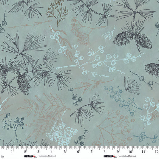 Hazy Shade of Winter Mint Branches