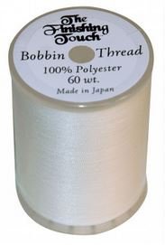 Bobbin Thread Finishing Touch - White 60wt