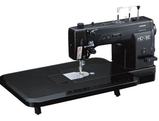 FLOOR MODEL Janome Heavy Duty HD9 (Black) with extension table