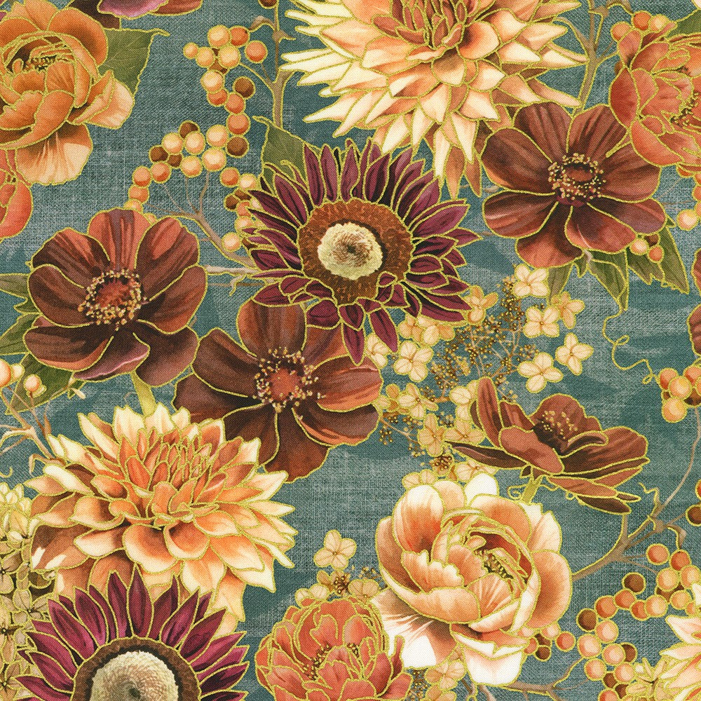 Hello Fall || Dusty Blue Florals