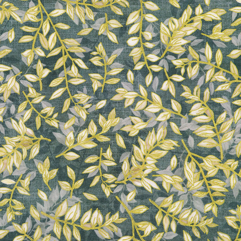 Hello Fall || Dusty Blue Leaf Vines