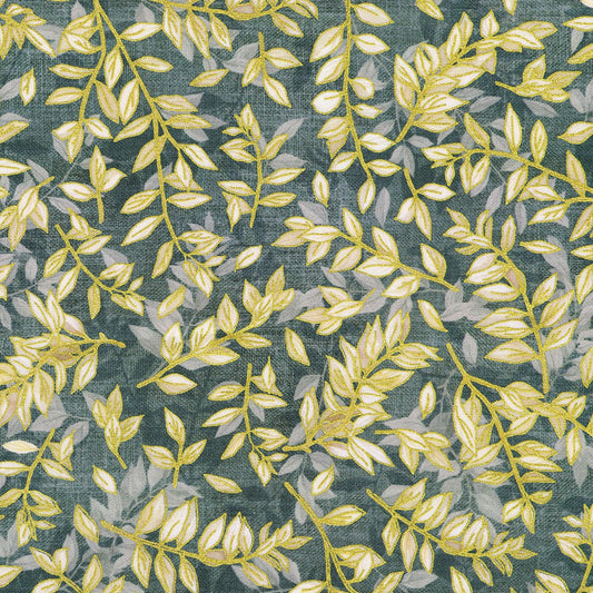 Hello Fall || Dusty Blue Leaf Vines