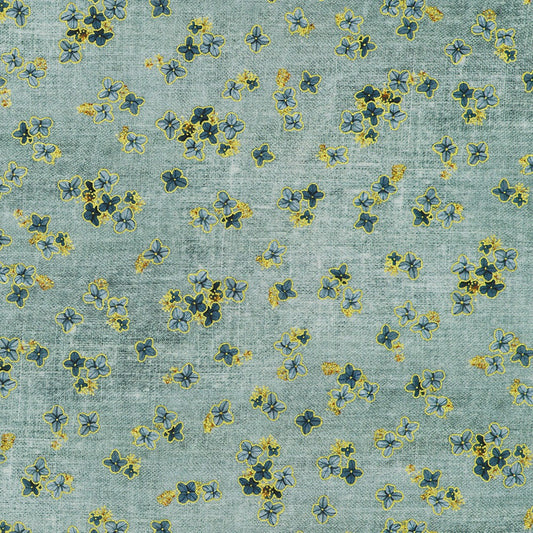 Hello Fall || Dusty Blue Small Flowers