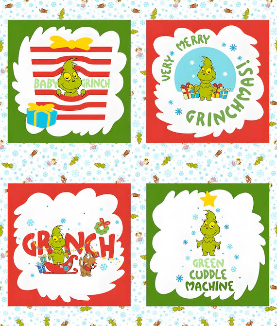 Little Grinch || 36" x 44" Panel || Mullti