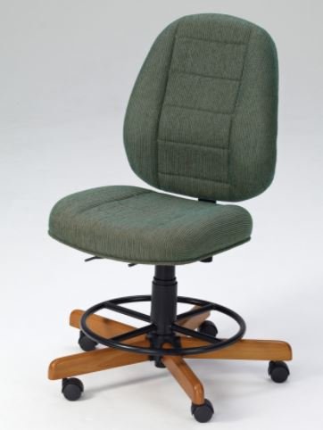 Koala Sew Comfort Chair - Mocha;Wood Finish:Brazilian Cherry