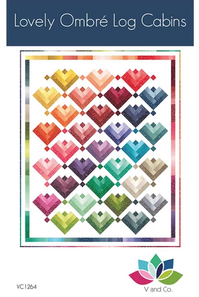 Lovely Ombre Cabins Pattern