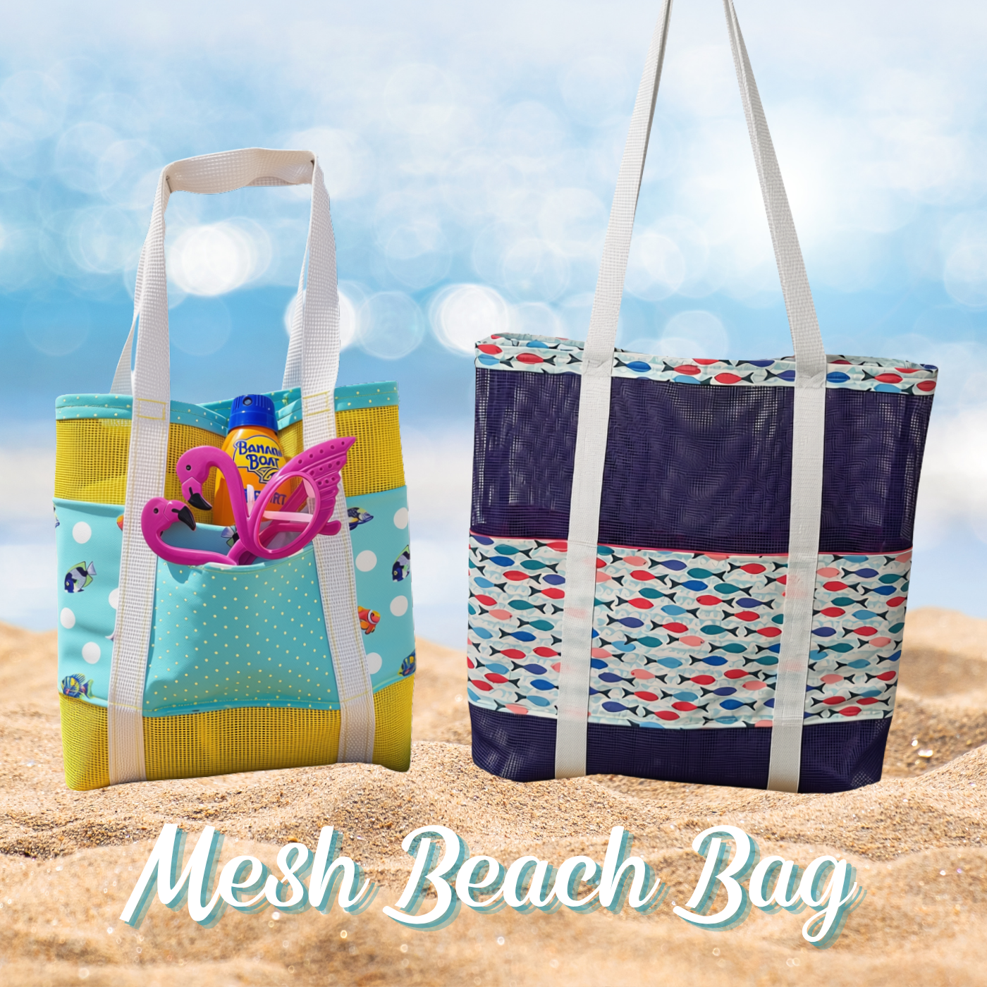 Class: Mesh Beach Bag