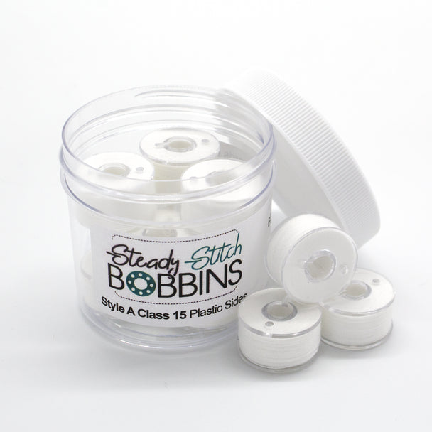 Steady Stitch || Class 15 || Plastic Sided Bobbin || 12 count