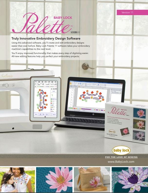 Babylock Palette Upgrade from 10 to 11