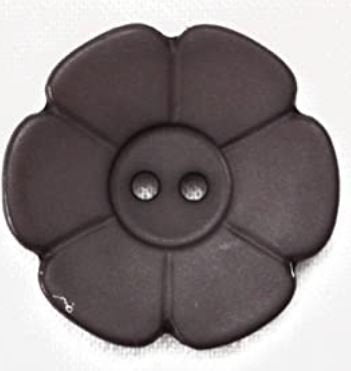 Button 1 1/8 Daisy Pewter