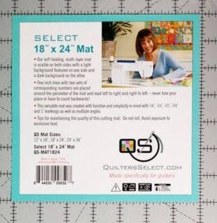 Quilters Select Dual Sided Cutting Mat 18" X 24"