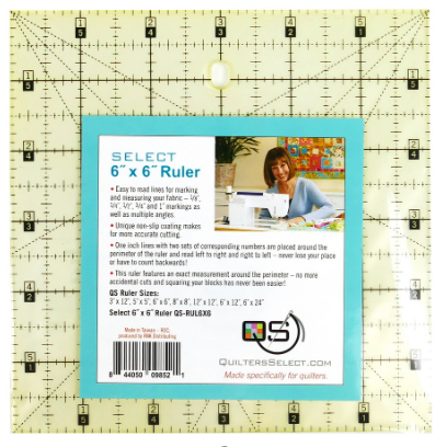 Quilters Select Ruler 6" x 6"
