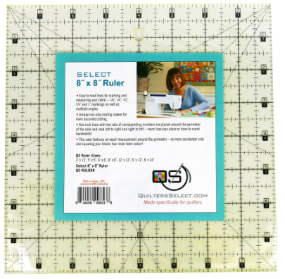 Quilters Select Ruler 8" x 8"