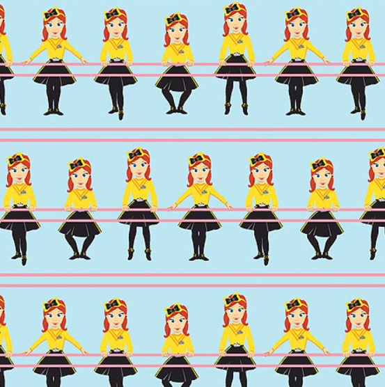 The Wiggles Emma - Barre Class - Lt Blue