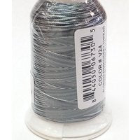 Floriani Variegated V24 BIack Stripe