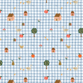 Home Sweet Home || Farmhouse Gingham || Blue
