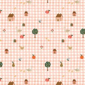 Home Sweet Home || Farmhouse Gingham || Pink