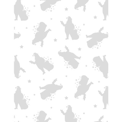 Santa Toss White on White