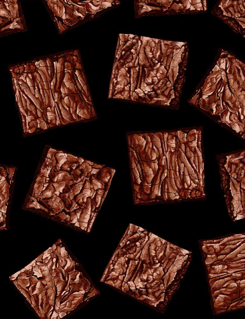 Tossed Realistic Brownies GM-C8551 BLACK