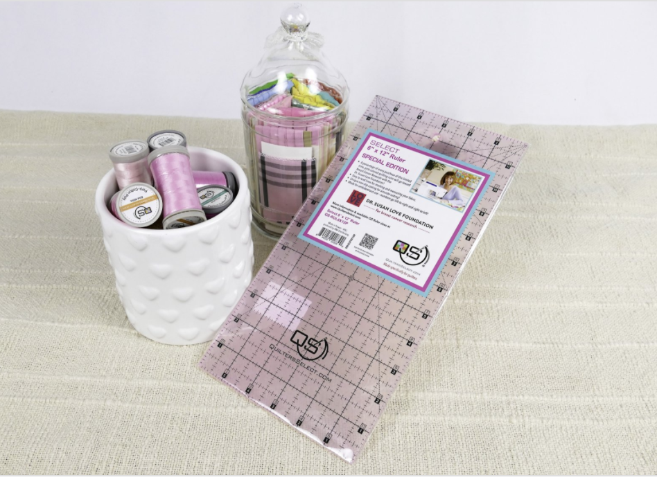 Quilter Select 6” X 12” Pink Quilting Ruler - Limited Edition