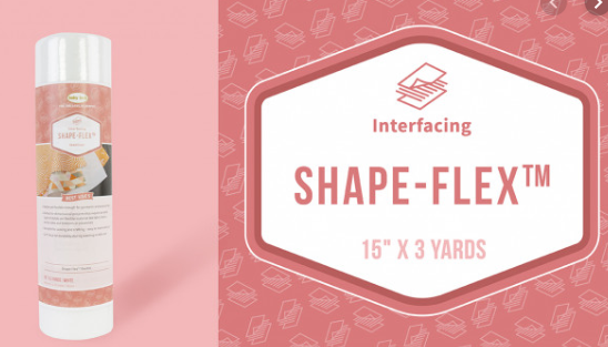 Babylock Shape Flex Interfacing 15" x 3 Yards BLFF1510