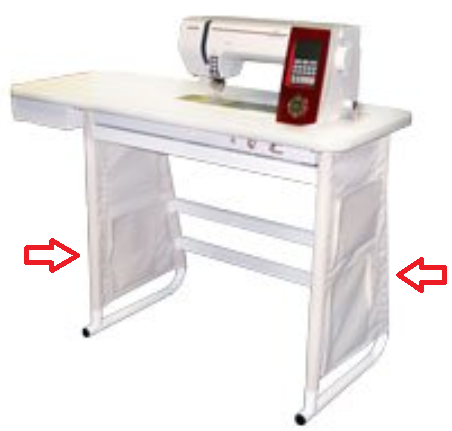 Janome Universal Table Optional Side Pockets