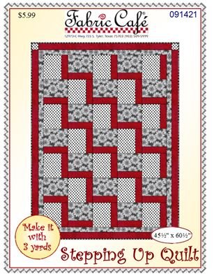 Stepping Up 3 Yard Quilt Pattern