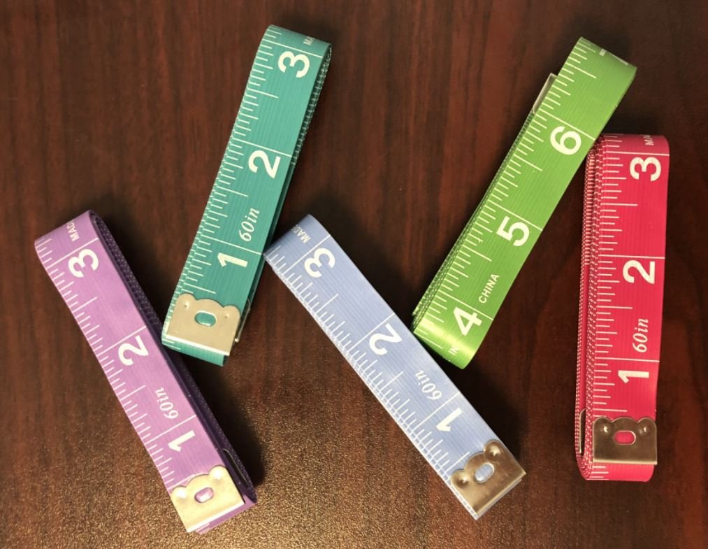 Fun Tape Measures 60" (Assorted Colors)