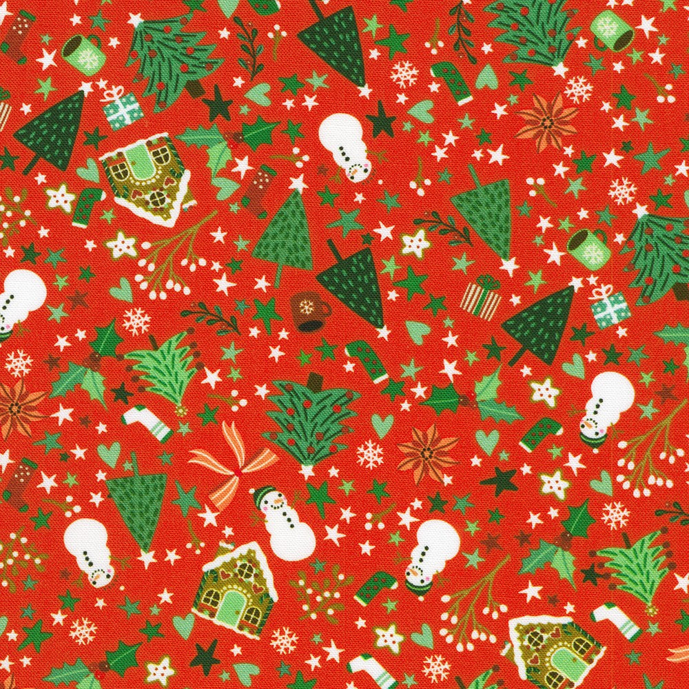 Tiny Tidings || Snowman, Christmas Trees, Gingerbread Houses || Garnet