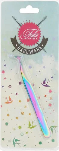 Tula Pink Swiss Style Angle Tweezer
