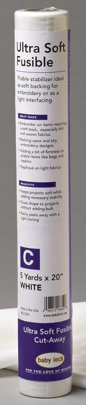 Babylock Ultra Soft Fusible Stabilizer (3.2 Oz) 20" x 5 Yards